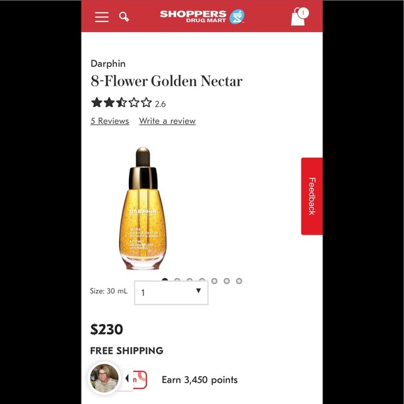 Darphin 8 flower golden nectar - Picture 1 of 3